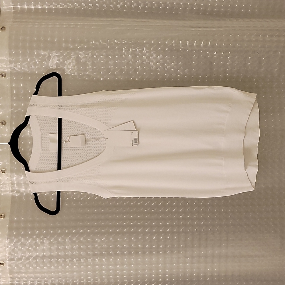 Zadig & Voltaire Milia Ve White Knit Tank Size S